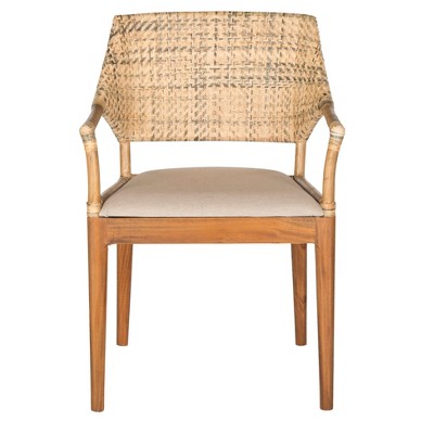 Dining Chair Wood/Honey - Safavieh