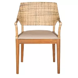 Dining Chair Wood/Honey - Safavieh