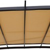 12x9 Ft Universal Canopy Cover Replacement UV Protection Shade Cover Canopy Privacy Patio Shade Screen Outdoor Shade Cover Replacement - 2 of 4