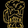 Men's Design By Humans Christmas Beer By VEKTORKITA T-Shirt - 2 of 4