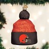 Old World Christmas Blown Glass Ornament for Christmas Tree, Cleveland Browns Beanie - 2 of 3