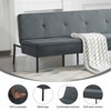 Aukfa 63" Multi-Functional Convertible Sofa Bed ¨C Instantly Transforms into Japanese Mattress, Space-Saving Solution - 2 of 4