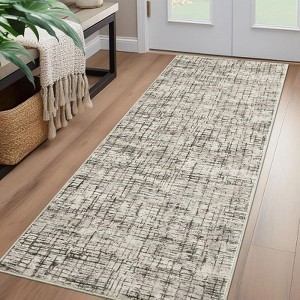 Coolmee Machine Washable Area Rugs Large Area Rugs, Modern Abstract Printed Carpet with Non-Slip Backing Carpet for Bedroom, Office - 1 of 4