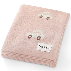Baby Blanket for Boys100% Luxury Cotton Soft Knit Swaddle Blanket for Newborns and Infants Baby Boys and Girls - 1 of 4