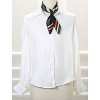 INSPIRE CHIC Women's Stripe Print Wrap Scarves Head Scarf Kerchief Neckerchief 1 Pc - 2 of 4