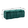 Toy Storage Bench,Bedroom End Bench,Upholstered Storage Hassock With Safety Hinge,Entryway Storage Ottoman Bench For Living Room,Bedroom-Cuddlewood - 4 of 4