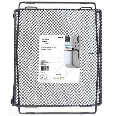 Photo 1 of 12 Mesh Locker Shelf - Gray - U Brands - 6 pack case