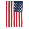 Evergreen American Flag Applique Embroidered House Flag 28 x 44 Inches Outdoor Decor for Homes and Gardens - 2 of 4