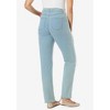 Woman Within Plus Size Tall Straight-Leg Stretch Denim Jean - 3 of 4