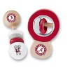 Baby Fanatic Wood Rattle 2 Pack - NCAA Alabama Crimson Tide Baby Toy Set - 2 of 4