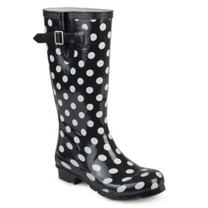 Journee Collection Womens Mist Block Heel Rain Boots - 1 of 4