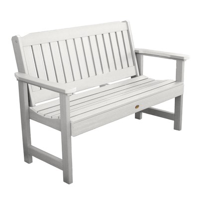 White Plastic Garden Bench Target