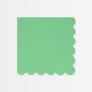Meri Meri Emerald Green Large Napkins (Pack of 16) - 1 of 4