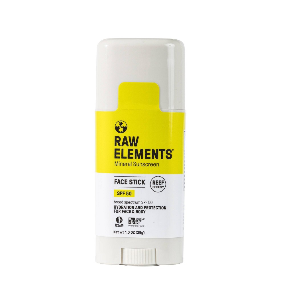 Photos - Sun Skin Care Raw Elements Sunscreen Stick - SPF 50 - 1oz