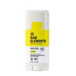 Raw Elements Sunscreen Stick - SPF 50 - 1oz