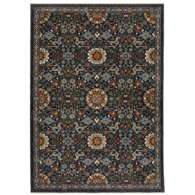 Oriental Weavers Aberdeen 006B1 Blue/ Multi Indoor Area Rug - 2' x 3'