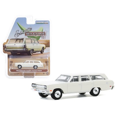1969 Plymouth Satellite Station Wagon Alpine White "Estate Wagons" Series 5 1/64 Diecast Model Car by Greenlight
