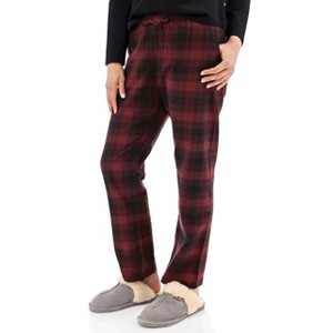 Old Ranch Brands Women's Plaid Organic Flannel Pajama Pant - 1 of 4