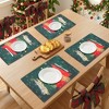 REGALWOVEN Placemats Set of 6 Linen Placemats, Washable Kitchen Table Mat, Seasonal Holiday Christmas Place Mats - 3 of 4