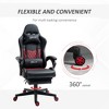 NicBex 300lbs Swivel Gaming Chair with Adjustable Height,Lumbar&Head Pillow,Ergonomics Office Chairs Recliner Video Game Chaise for Office&Home,Black - 4 of 4