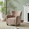 Christopher Knight Home Ember Contemporary Cozy Wingback Upholstered Accent Chair - 2 of 4