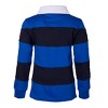 Sportoli Boys Cotton Striped Long Sleeve Polo Rugby Shirt - 3 of 3