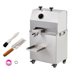 TROPOW Manual Sugar Cane Juicer, Commercial Press with Stainless Steel 3 Rollers, 2.4" Large Inlet,  High Output Juicer Machine - 1 of 4