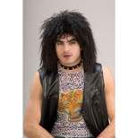 Forum Novelties 80's Rock Star Black Adult Costume Wig