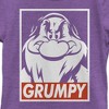 Girl's Snow White and the Seven Dwarves Grumpy Box Logo T-Shirt - 2 of 4