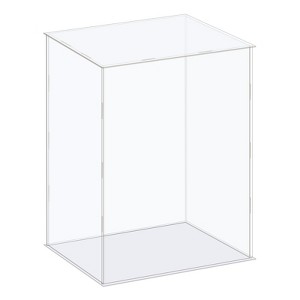 Unique Bargains Acrylic Assembly Dustproof Collectibles Showcase with lid - 1 of 3