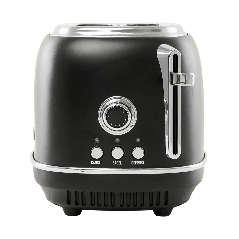 Heritage 2-Slice Wide Slot Toaster - Black and Chrome