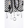 Elegant Lighting Elise 17 inch flush mount in black - 4 of 4