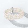 Ross-Simons 5.5-6.5mm Cultured Pearl 3-Strand Bracelet With Sterling Silver - 3 of 4