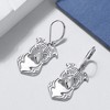 Pit Bull Staffordshire Terrier Dog Necklace Silver Womens Ginger Lyne Collection - 3 of 4