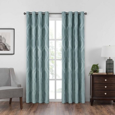 tiffany blue curtains