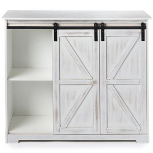 The Lakeside Collection Barn Door-Style Buffet Cabinets - 1 of 4