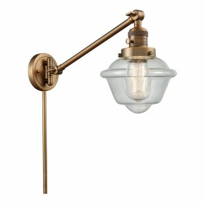 Oxford - 1 Light Swing Arm Wall Sconce In Traditional Style-25 Inches Tall and 8 Inches Wide - 1 of 1