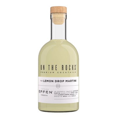 On The Rocks Lemon Drop Martini Cocktail - 375ml Bottle
