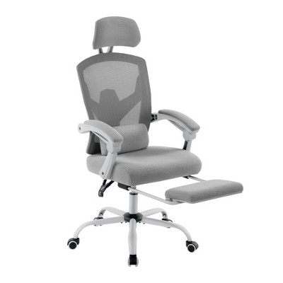 CAVINAS Adjustable Ergonomic Office Chair,Mesh High Back Desk Chair with Lumbar Support Pillow for Work Study
