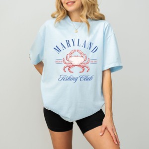 Simply Sage Market Maryland Fishing Club Garment Dyed Tee - 1 of 4