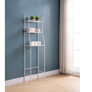 65in 3-Tier Over The Toilet Bathroom Space Saver Shelf, White - 1 of 4