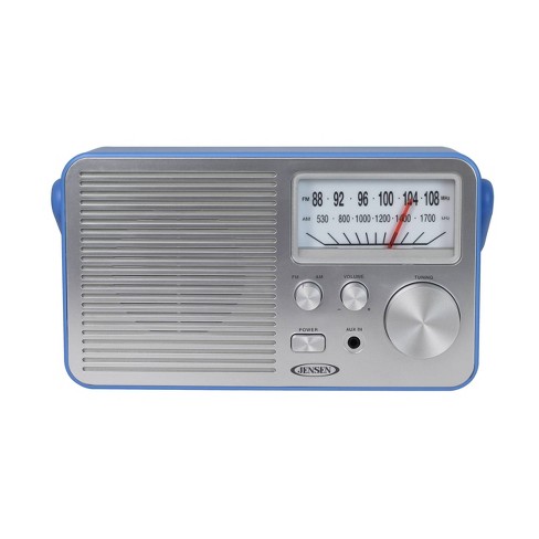 Jensen Portable Am/fm Radio With Cassette Player/recorder And Built-in  Speakers - Black : Target
