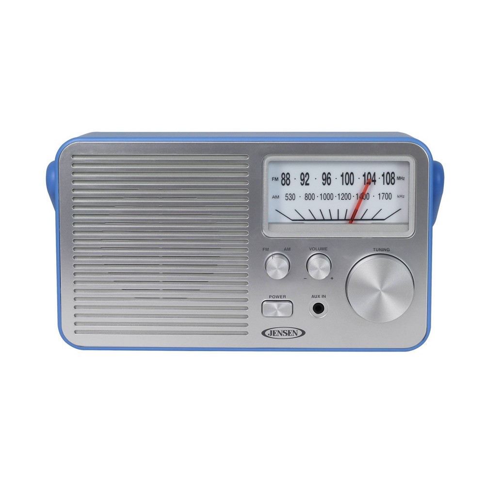 Photos - Radio / Clock Jensen Portable AM/FM Radio - Blue 