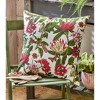 tag In The Garden Botanical Pillow Leaf Print Cotton Machine Wash Throw Pillow Square 20x20 inch - 2 of 2