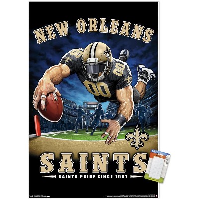 Trends International Nfl New Orleans Saints - Alvin Kamara 19 Unframed Wall  Poster Print White Mounts Bundle 22.375 X 34 : Target