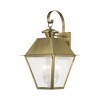 Livex Lighting Mansfield 2 - Light Wall Light in  Antique Brass - 3 of 4
