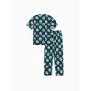 PATPAT Family Christmas Pajamas Matching Sets, Button-Down Pjs Includes Buffalo Plaid Socks Cozy Pajamas for Family - 2 of 4