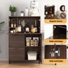 Kumasinova 47" Foldable Desk Storage Cabinet with Drawers,Kitchen Pantry Cabinet with Shelves,Space-Saving Storage Cabinet  for Office&Small Spaces - 4 of 4