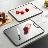 Attop Titanium Cutting Boards for Kitchen, Large Titanware/Wheat Straw Chopping Board with Handle, - Non Toxic - Dishwasher Safe - 2 of 4