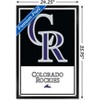 Trends International MLB Colorado Rockies - Logo 22 Framed Wall Poster Prints - 3 of 4
